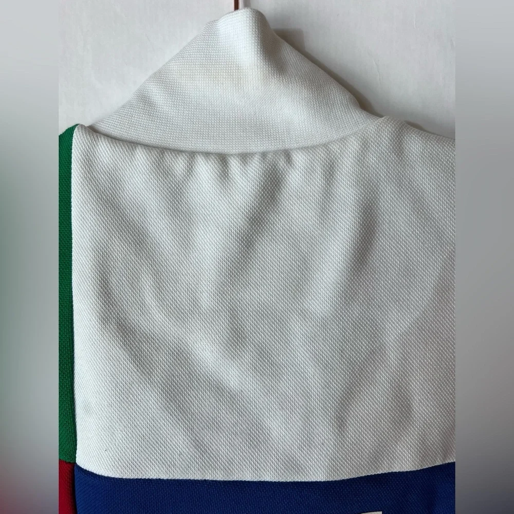 Polo Ralph Lauren Mens Large Tennis Mesh‎ Colorblock Zip Track Jacket